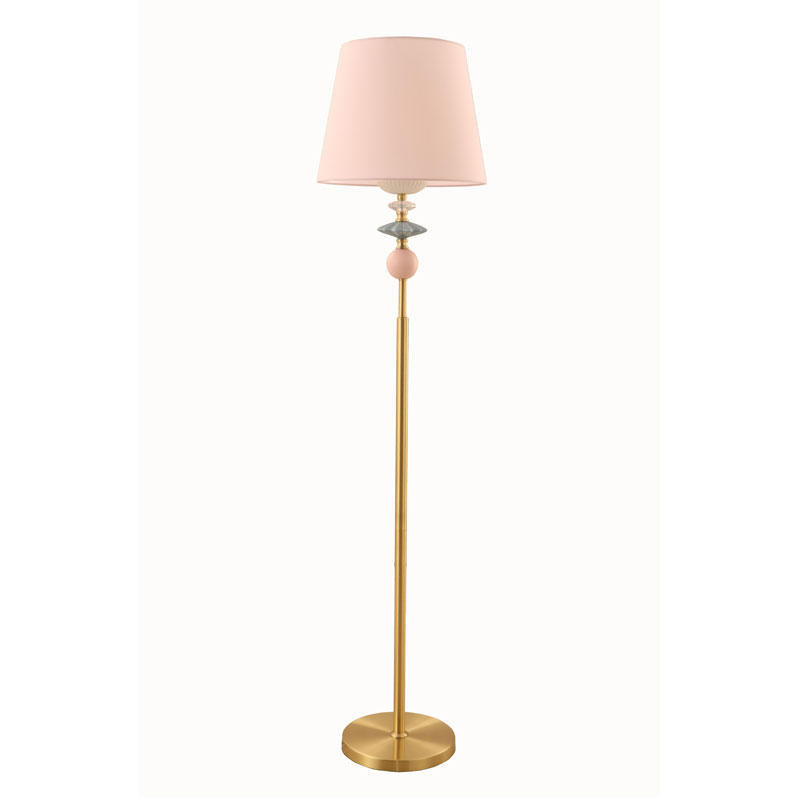 Sandy Gold Dob ernyős porcelán állólámpa