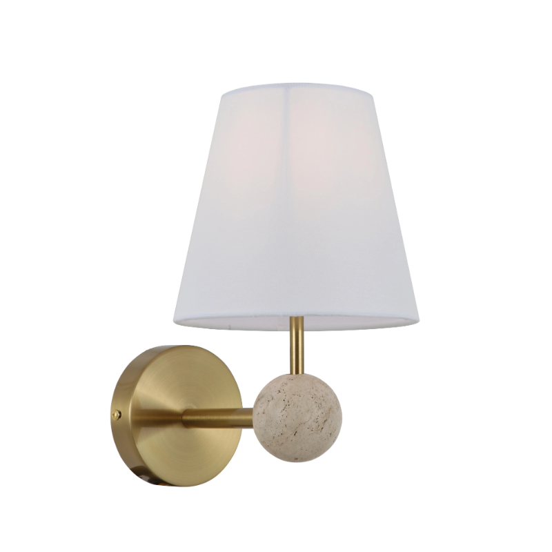 Travertin fali Sconce