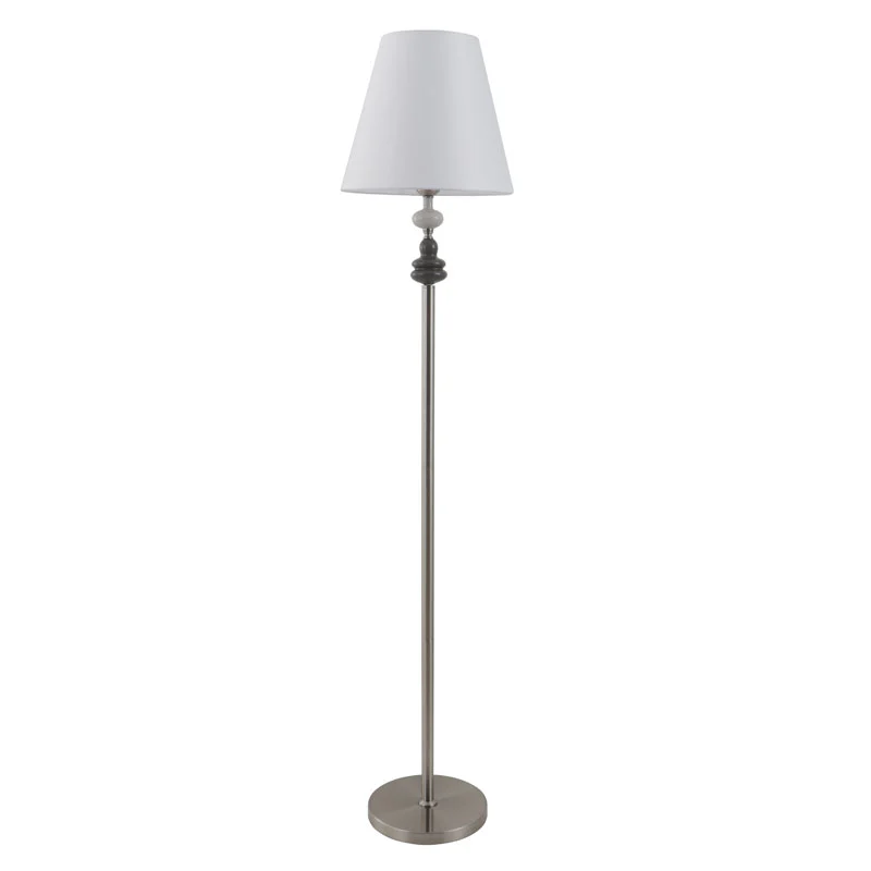 Fehér árnyalatú, állítható magasságú porcelán állólámpa